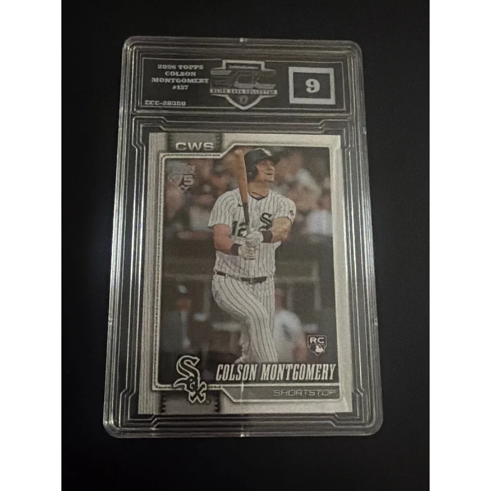 2026 Topps Colson Montgomery #157 Chicago White Sox RC Rookie Card ECC 9 Mint
